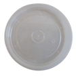 80mm White Plastic Lids for 8 oz Paper Soup Cups