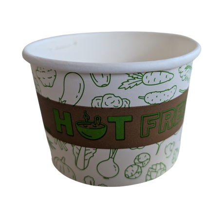 12 oz Printed Paper Soup Cups