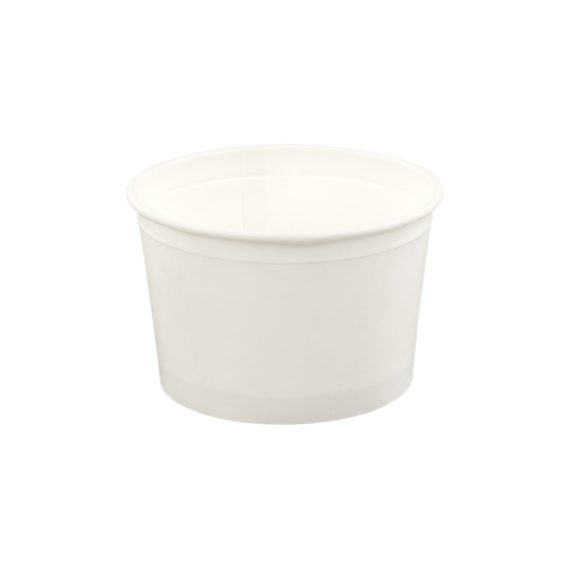 16 oz White Paper Soup Cups