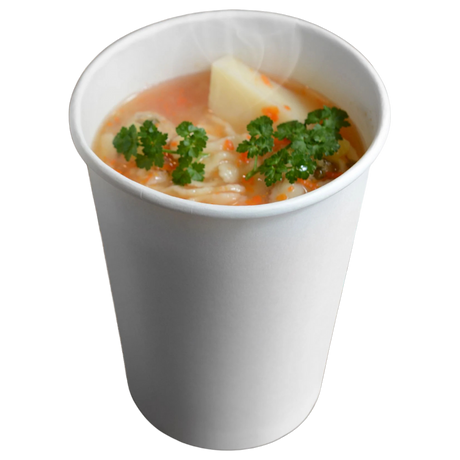32 oz White Paper Soup Cups
