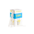 8" Individually Wrapped White Plastic Straws
