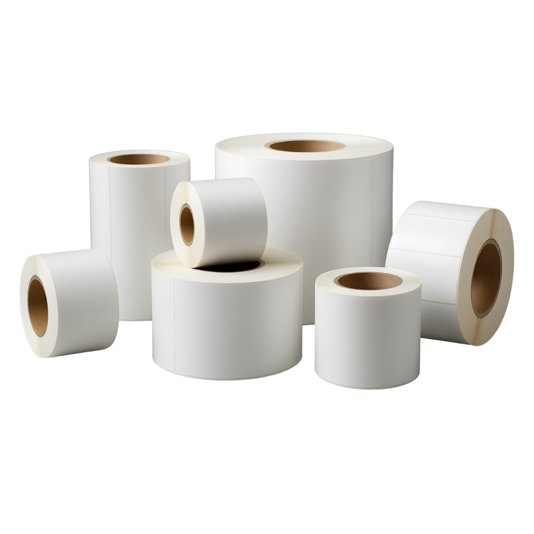 4" x 4" White Matte PP Labels