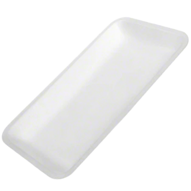 10P White Foam Trays