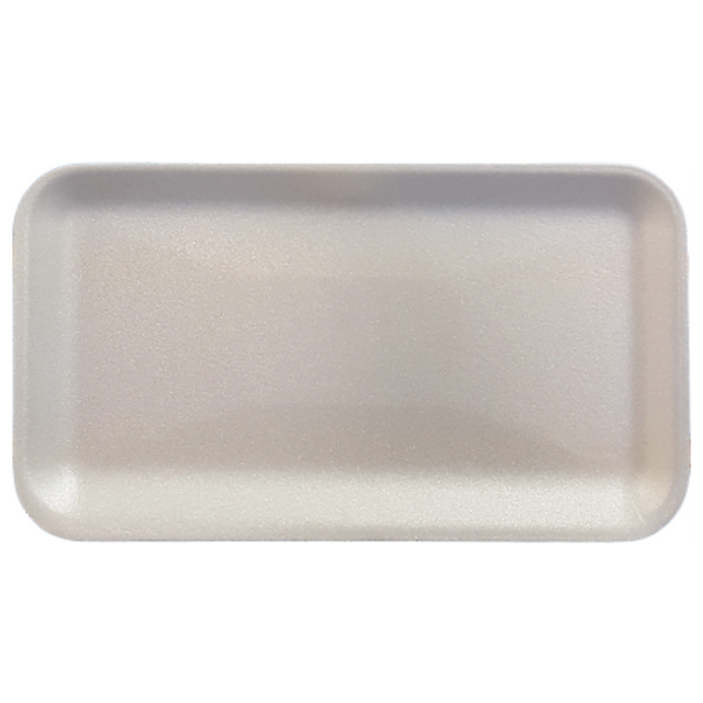 10S White Foam Trays