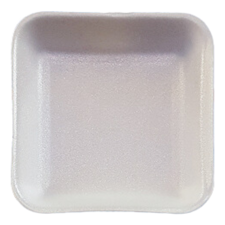 14 White Foam Trays