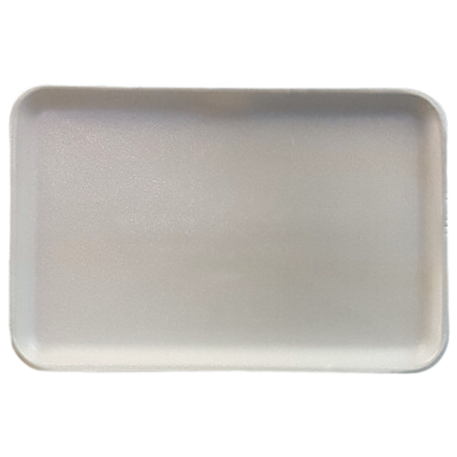 16S White Foam Trays