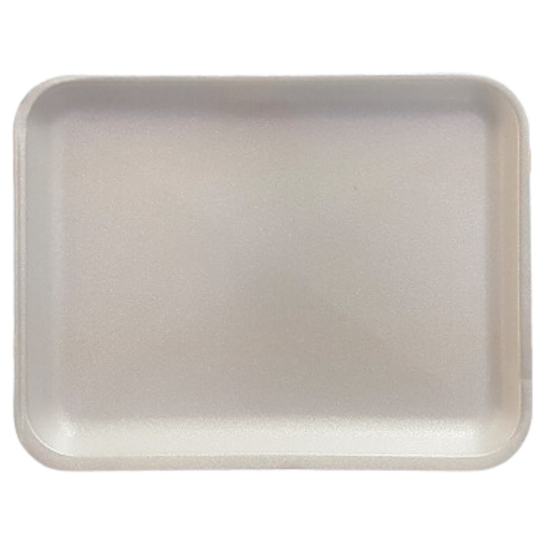 20S White Foam Trays