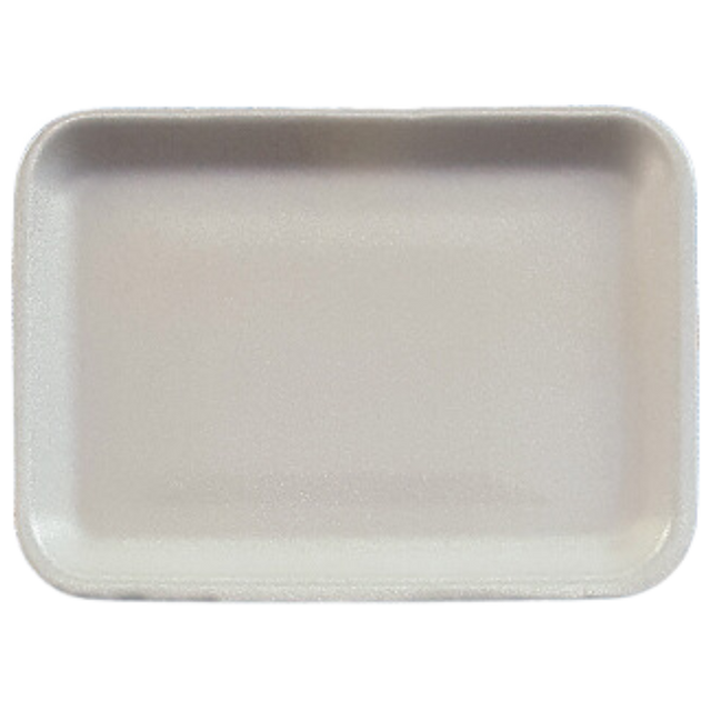 2S White Foam Trays