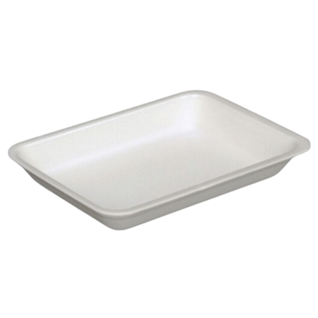 3P White Foam Trays