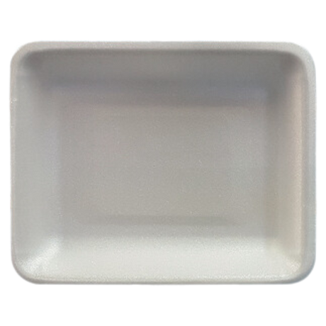 4PR White Foam Trays
