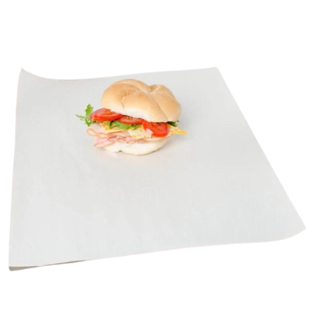 8" x 11" White Wax Paper